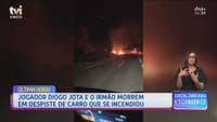 Imagens mostram a violência do acidente de viação que matou Diogo Jota e o irmão - TVI