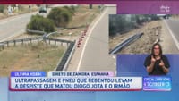 Diogo Jota e o irmão morreram aqui: veja como está o local do acidente após 12 horas - TVI