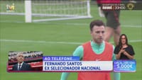 Fernando Santos reage em direto à morte de Diogo Jota - TVI